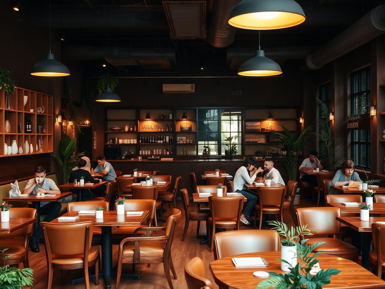 Cafe seating area